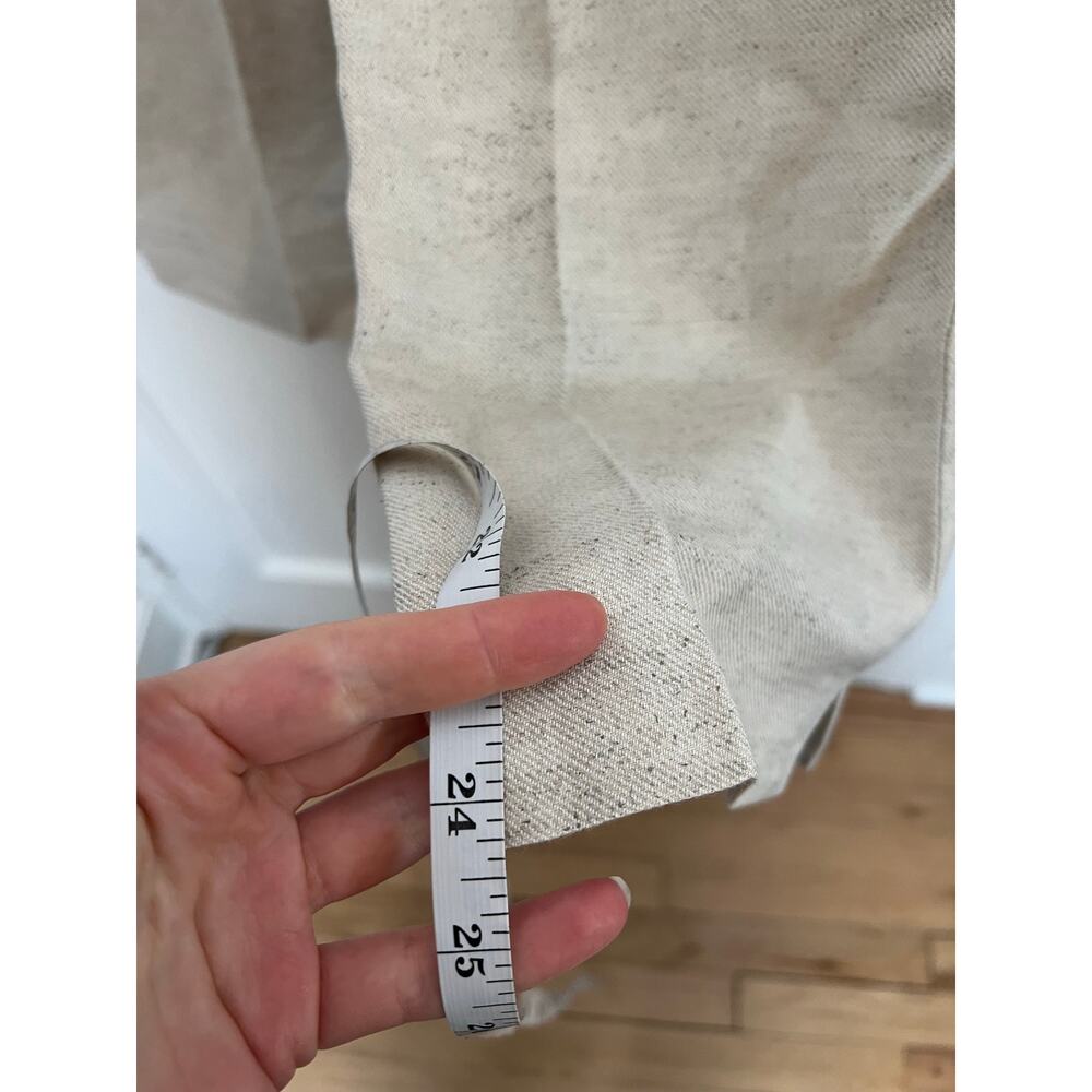 Alberto Makali Women's 8 Beige Cream Trouser Pants Cropped Minimalist FLAWS - Picture 6 of 11